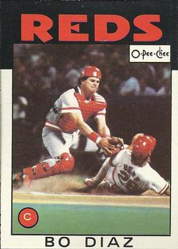 1986 O-Pee-Chee Baseball Cards 253     Bo Diaz